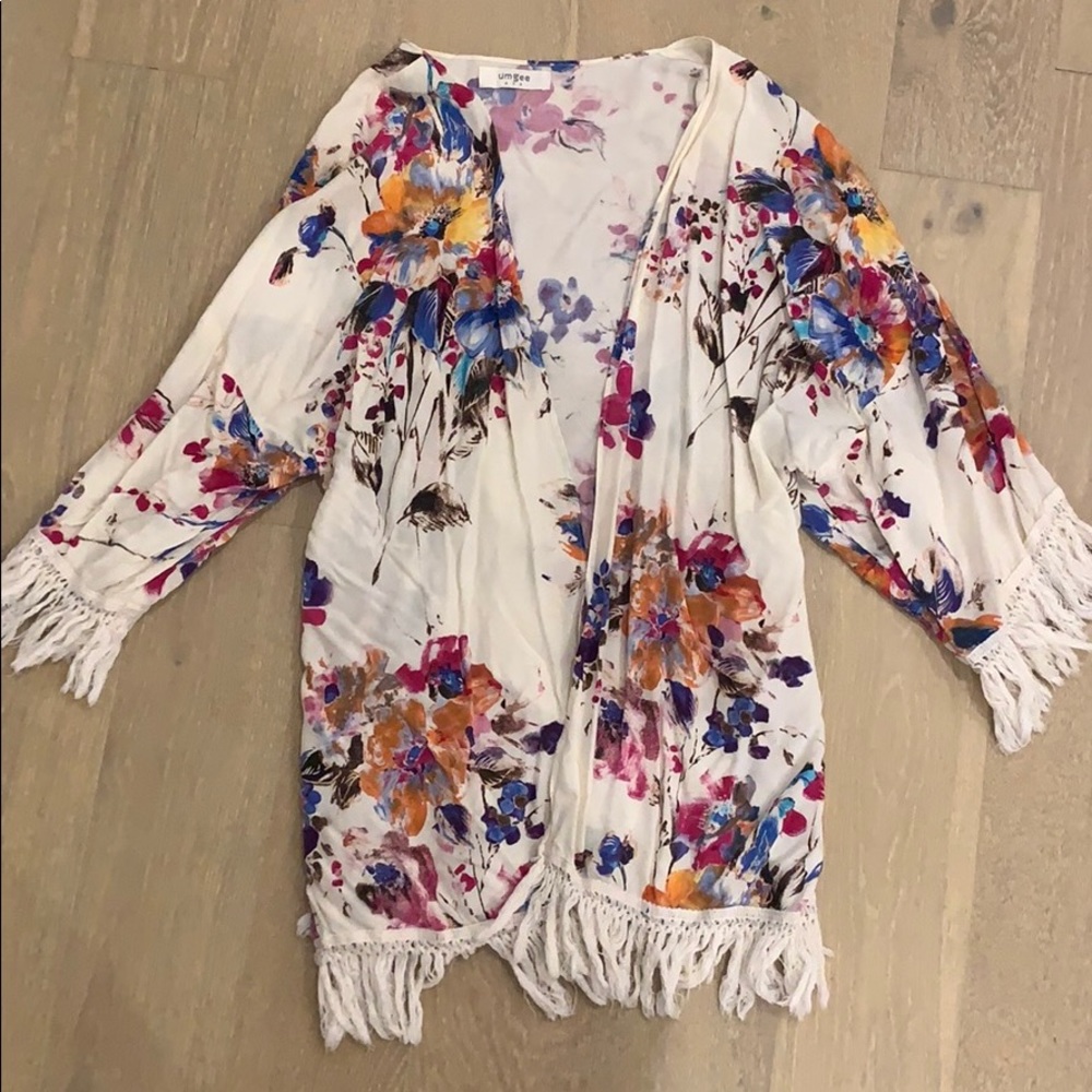 Floral coverup